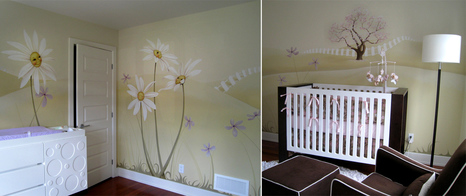 Murale de Chambre - Sous le Magnolia