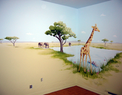 Murale de Chambre - La Savane