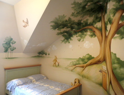 Murale de Chambre - La Forêt de Winnie