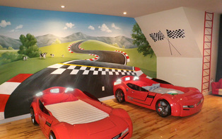 Murale de Chambre - La Piste de Course
