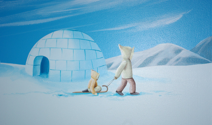 Murale de l'Arctique